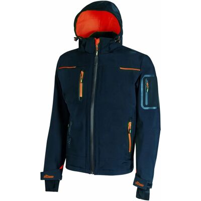 Veste soft shell imperméable U-power FU187DB-2XL - Space Deep Blue Veste soft shell imperméable U-power FU187DB-2XL - Space Deep Blue