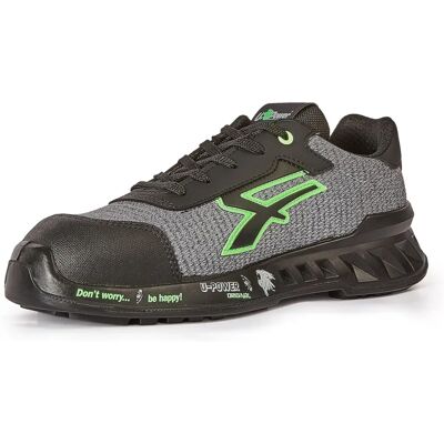 U-power - Chaussures de sécurité Mike S1P SRC ESD - Noir / Vert - Chaussures de sécurité - Publicité U-power - Chaussures de sécurité Mike S1P SRC ESD - Noir / Vert - Chaussures de sécurité - Publicité