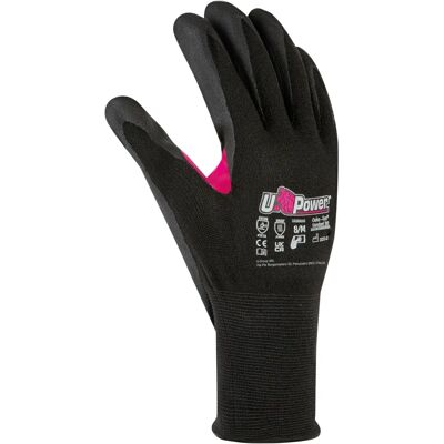 U-POWER LOVE - Nero Fucsia - 7/S - Guanti U-POWER LOVE - Nero Fucsia - 7/S - Guanti