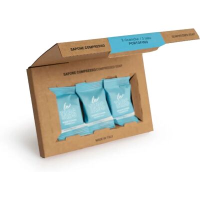 Portofino Serviette Letabs Savon 3 Pastilles Parfumées Portofino Serviette Letabs Savon 3 Pastilles Parfumées