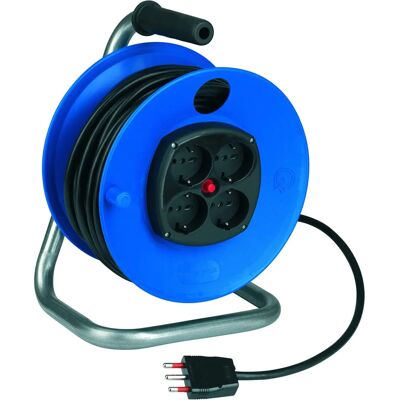 TOOLTEK - Avvolgicavo 50m - 4 prese - Cable reel TOOLTEK - Avvolgicavo 50m - 4 prese - Cable reel