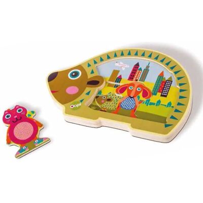 Oops Puzzle - Ville Multicolore - Puzzle - Publicité Oops Puzzle - Ville Multicolore - Puzzle - Publicité