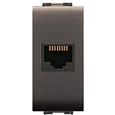ELETTROCANALI Modell ECL4084 Schwarz RJ11 Telefonstecker - Telefonanschluss ELETTROCANALI Modell ECL4084 Schwarz RJ11 Telefonstecker - Telefonanschluss