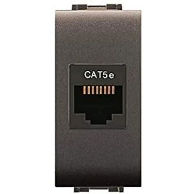 ELETTROCANALI ELETTROCANALI ECL4083 Connettore RJ45 Cat.5E UTP Non Schermato - Presa a muro di rete ELETTROCANALI ELETTROCANALI ECL4083 Connettore RJ45 Cat.5E UTP Non Schermato - Presa a muro di rete