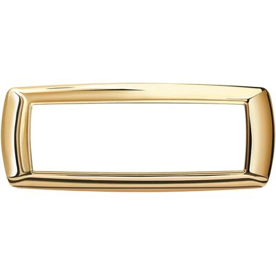 ELETTROCANALI - Life 7 Moduli - Gold - 7 Moduli - Faceplate ELETTROCANALI - Life 7 Moduli - Gold - 7 Moduli - Faceplate