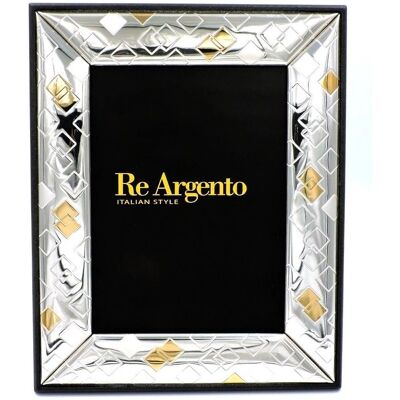 Re Argento Silber und Gold 13x18 Foto Rahmen - Bilderrahmen Re Argento Silber und Gold 13x18 Foto Rahmen - Bilderrahmen