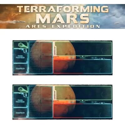 Ghenos Terraforming Mars - Ares Expedition Set di Tappetini - Accessorio da Tavolo Ghenos Terraforming Mars - Ares Expedition Set di Tappetini - Accessorio da Tavolo