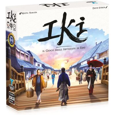 Ghenos Games Iki - Strategy Board Game - Edo Japan Theme Ghenos Games Iki - Strategy Board Game - Edo Japan Theme