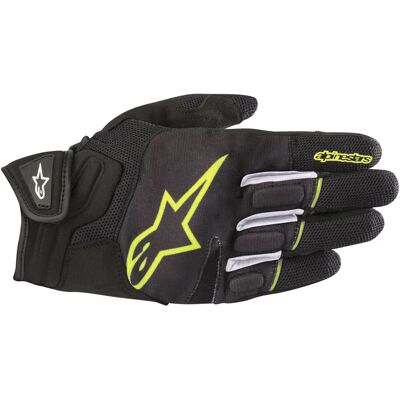Gants Alpinestars Atom - Noir / Jaune Fluorescent M - Publicité Gants Alpinestars Atom - Noir / Jaune Fluorescent M - Publicité