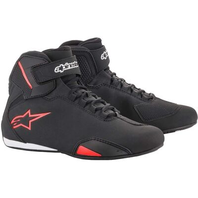Alpinestars Sektor Zapatos de motocicleta - Negro Blanco - Zapatos de motocicleta Alpinestars Sektor Zapatos de motocicleta - Negro Blanco - Zapatos de motocicleta