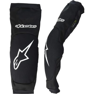 Protector de codo Alpinestars Paragon Plus - Unisex - Negro Blanco - L Protector de codo Alpinestars Paragon Plus - Unisex - Negro Blanco - L