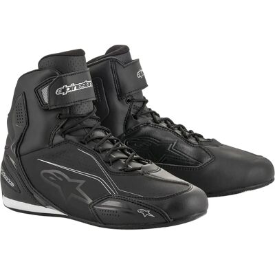 Alpinestars - Stella Faster-3 - Musta - Hopea - Moottoripyörä kengät Alpinestars - Stella Faster-3 - Musta - Hopea - Moottoripyörä kengät