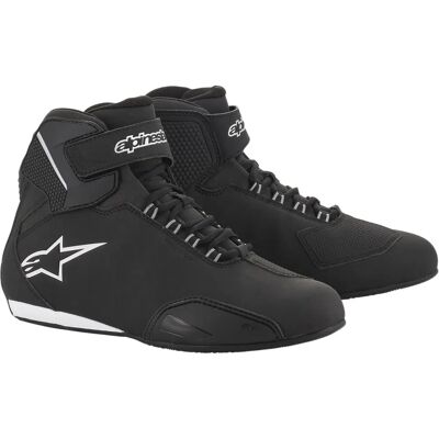 Bottes de moto imperméables Stella Sektor - Noir, Argent - Publicité Bottes de moto imperméables Stella Sektor - Noir, Argent - Publicité
