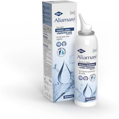 Ibsa Farmaceutici Aliamare Spray di Acqua di Mare e Ialuronico - Soluzione Igiene Nasale e Auricolare Ibsa Farmaceutici Aliamare Spray di Acqua di Mare e Ialuronico - Soluzione Igiene Nasale e Auricolare