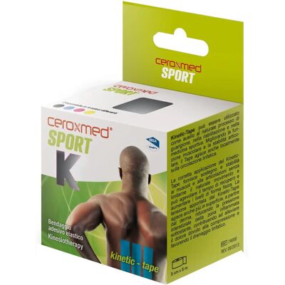 Nova Argentia Srl Ind. Farm Ceroxmed Sport Nastro Kinetic Blu - Bendaggio Elastico Adesivo Nova Argentia Srl Ind. Farm Ceroxmed Sport Nastro Kinetic Blu - Bendaggio Elastico Adesivo