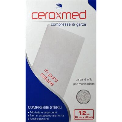 NOVA ARGENTIA Compresse di Garza Sterili 18x40cm - Medicazioni NOVA ARGENTIA Compresse di Garza Sterili 18x40cm - Medicazioni