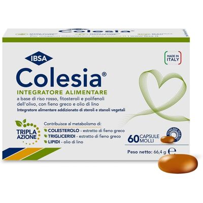 IBSA Colesia Gel - Supporto Colesterolo e Trigliceridi - 60 Capsule IBSA Colesia Gel - Supporto Colesterolo e Trigliceridi - 60 Capsule