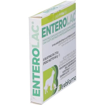 Trebifarma Srl Enterolac Supporto Digestivo per Cani e Gatti - 8 Bustine Trebifarma Srl Enterolac Supporto Digestivo per Cani e Gatti - 8 Bustine