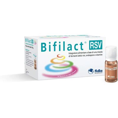 Fidia Bifilact RSV - Integratore probiotico con B6, B12 - 14 fialette Fidia Bifilact RSV - Integratore probiotico con B6, B12 - 14 fialette