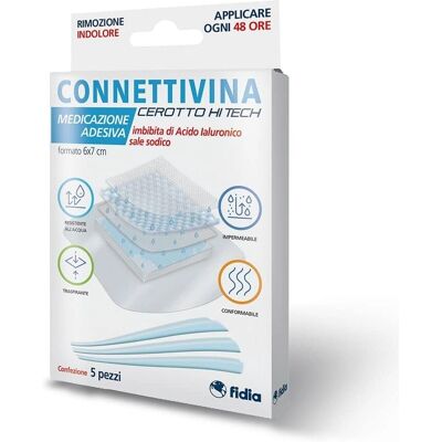 Fidia Connettivina - Opatrunek medyczny 6x7cm - Komfort i ochrona Fidia Connettivina - Opatrunek medyczny 6x7cm - Komfort i ochrona