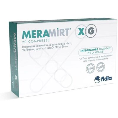 Fidia Farmaceutici Spa Meramirt XG - 20 Compresse - Supporto alla salute degli occhi Fidia Farmaceutici Spa Meramirt XG - 20 Compresse - Supporto alla salute degli occhi