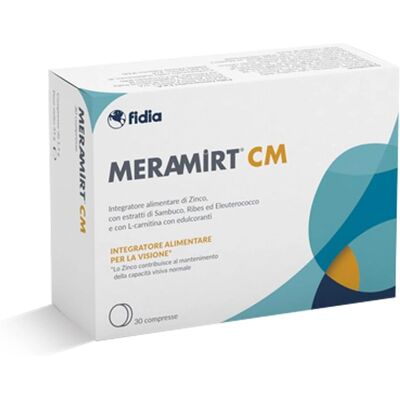 Fidia Meramirt Supporto per gli Occhi di Zinco - 30 Compresse Masticabili Fidia Meramirt Supporto per gli Occhi di Zinco - 30 Compresse Masticabili