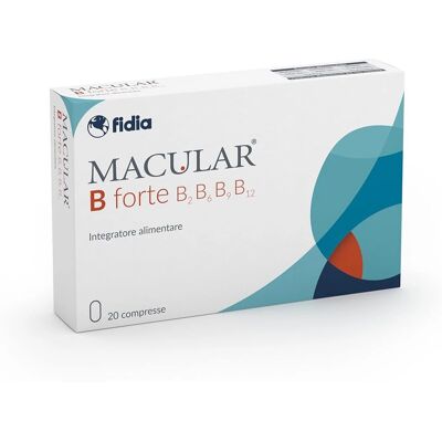 Sooft Italia Spa Macular B Forte - Supporto per gli occhi - 20 Compresse Sooft Italia Spa Macular B Forte - Supporto per gli occhi - 20 Compresse