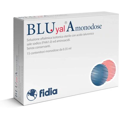 Fidia Farmaceutici Spa Bluyal Gocce Oculari Monodose - Soluzione Idratante Fidia Farmaceutici Spa Bluyal Gocce Oculari Monodose - Soluzione Idratante