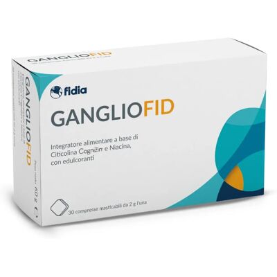 Fidia Farmaceutici Gangliofid - Supporto Cognitivo & Metabolico - 30 Compresse Masticabili Fidia Farmaceutici Gangliofid - Supporto Cognitivo & Metabolico - 30 Compresse Masticabili