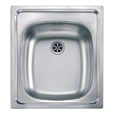 Lavello CM in acciaio inox - 44x50 - 1 vasca - Rettangolare - AISI 304 Lavello CM in acciaio inox - 44x50 - 1 vasca - Rettangolare - AISI 304
