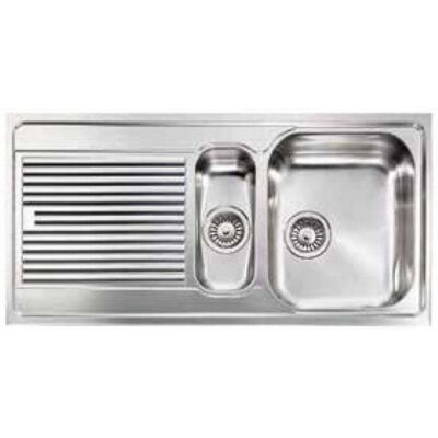 Lavello CM Zenith 210 100x50 Inox - Doppie Vasche Destra Lavello CM Zenith 210 100x50 Inox - Doppie Vasche Destra