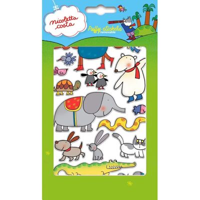 Feuille d'autocollants Jungle de Nicoletta Costa - Activités pour enfants Feuille d'autocollants Jungle de Nicoletta Costa - Activités pour enfants
