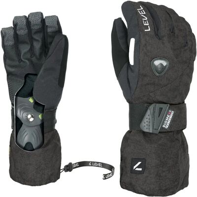 Gants Level Gloves Imperméables Chauds Noir Taille 7.5 - Publicité Gants Level Gloves Imperméables Chauds Noir Taille 7.5 - Publicité