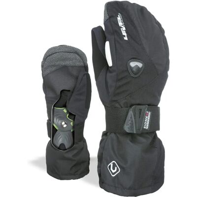 Level Level Fly Mitt Wasserdichter Isolierter Snowboard Ski Handschuh - Schwarz XL Level Level Fly Mitt Wasserdichter Isolierter Snowboard Ski Handschuh - Schwarz XL