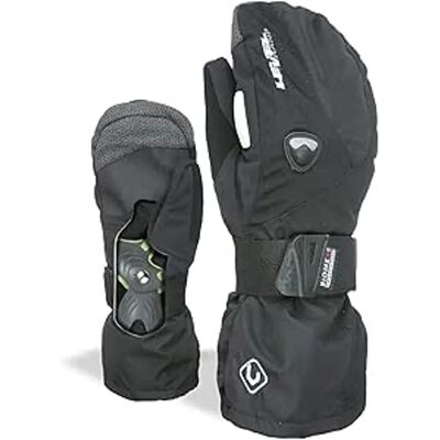 Level Level Fly Mitten Wasserdicht Thermisch Snowboard Ski Handschuhe - Schwarz XXL Level Level Fly Mitten Wasserdicht Thermisch Snowboard Ski Handschuhe - Schwarz XXL