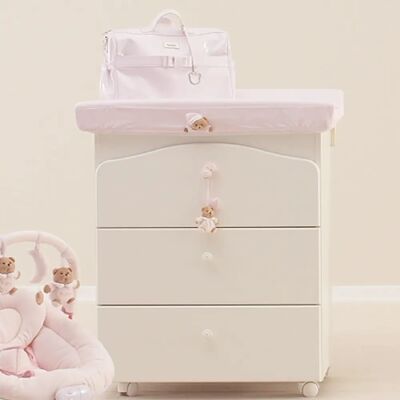 Nanan Coprifasciatoio in Cotone Puccio Rosa - Accessori per il Bagno del Bebè Nanan Coprifasciatoio in Cotone Puccio Rosa - Accessori per il Bagno del Bebè