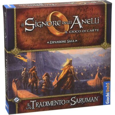 Giochi Uniti El Señor De Los Anillos Lcg: La Traición De Saruman - Expansión De Juego De Mesa Giochi Uniti El Señor De Los Anillos Lcg: La Traición De Saruman - Expansión De Juego De Mesa
