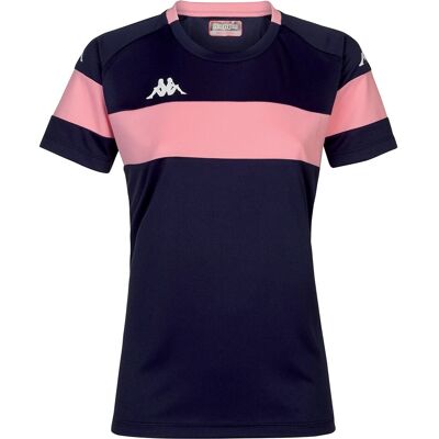 Camiseta de Futebol Infantil Dareta Vermelha Kappa Camiseta de Futebol Infantil Dareta Vermelha Kappa