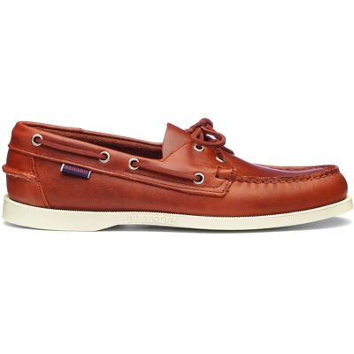 SEBAGO Portland Rood Leren Nautische Schoenen - Schoenen SEBAGO Portland Rood Leren Nautische Schoenen - Schoenen