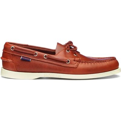 SEBAGO Portland Rode Lederen Nautische Schoenen - Schoenen SEBAGO Portland Rode Lederen Nautische Schoenen - Schoenen