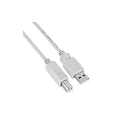 Nilox - USB2-AB-MM3-B - 3.00 m - Bianco - Cavo USB Nilox - USB2-AB-MM3-B - 3.00 m - Bianco - Cavo USB