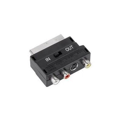 Nilox - SCART/RCA/AUD-VID Converter SCART (21-pin) - Nero - Converter Nilox - SCART/RCA/AUD-VID Converter SCART (21-pin) - Nero - Converter
