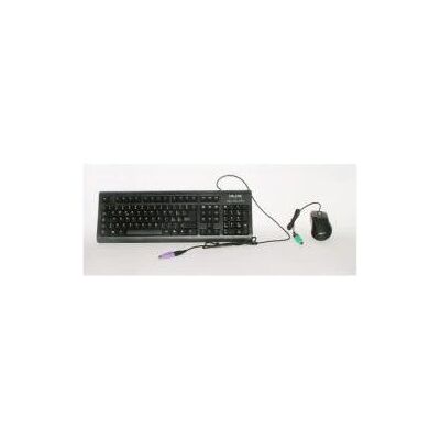 Nilox - 10NXKM1000001 - Nero - USB PS/2 - Tastiera e mouse kit Nilox - 10NXKM1000001 - Nero - USB PS/2 - Tastiera e mouse kit