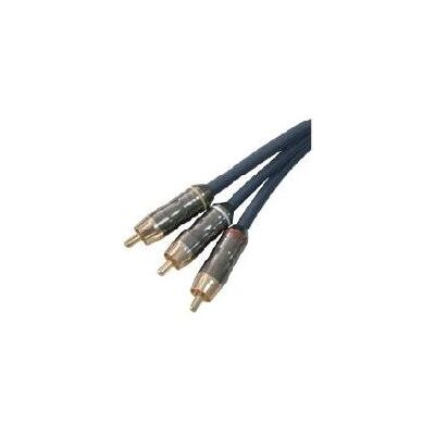 Nilox - AUDIO VIDEO50CM3XRCA75OHM M/M - 0,5 m RCA - cavo audio/video Nilox - AUDIO VIDEO50CM3XRCA75OHM M/M - 0,5 m RCA - cavo audio/video
