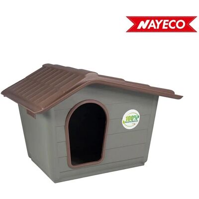 Nayeco Eco Grande Casetta per Cani - Casa per Cani - Ecologica, Ventilata, Resistente alle Intemperie Nayeco Eco Grande Casetta per Cani - Casa per Cani - Ecologica, Ventilata, Resistente alle Intemperie