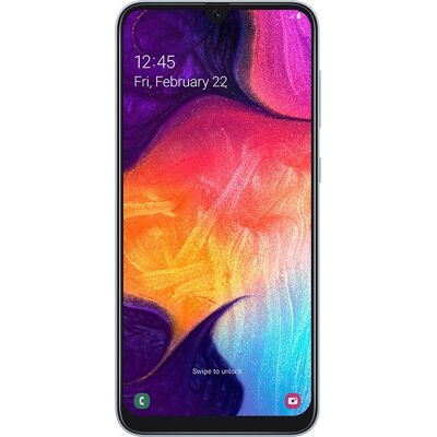 Samsung Galaxy A50 - 6,4-tums skärm - 4 GB RAM - 128 GB lagring - Vit - Smartphone Samsung Galaxy A50 - 6,4-tums skärm - 4 GB RAM - 128 GB lagring - Vit - Smartphone