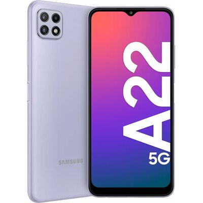 Samsung Galaxy A22 5G - 6,6 tum - 4 GB RAM - 64 GB - Lila - Smartphone Samsung Galaxy A22 5G - 6,6 tum - 4 GB RAM - 64 GB - Lila - Smartphone