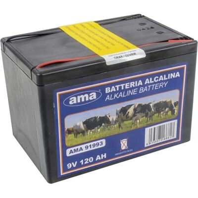 AMA Batería alcalina 9V 120Ah - Batería AMA Batería alcalina 9V 120Ah - Batería