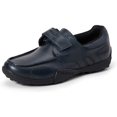 Scarpe Scolastiche Geox Blu - Pelle, Suola in Gomma, Velcro - Scarpe Scolastiche Scarpe Scolastiche Geox Blu - Pelle, Suola in Gomma, Velcro - Scarpe Scolastiche