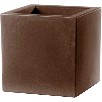 Teraplast Modelo: Schio - Maceta Cubo - 40cm - Bronce - Jardín Teraplast Modelo: Schio - Maceta Cubo - 40cm - Bronce - Jardín
